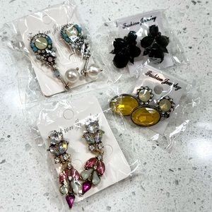 Set of 4 Fashion Earrings